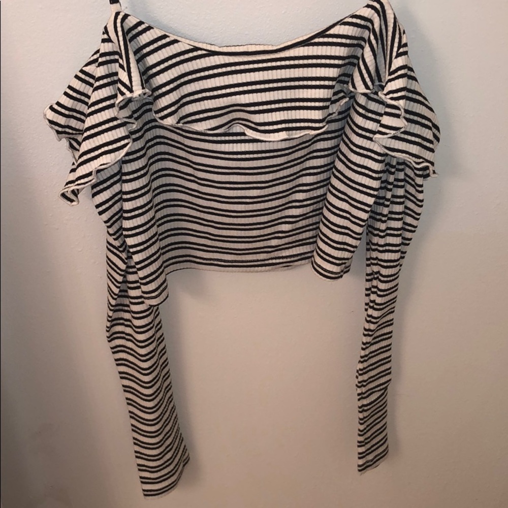 Striped Crop Top